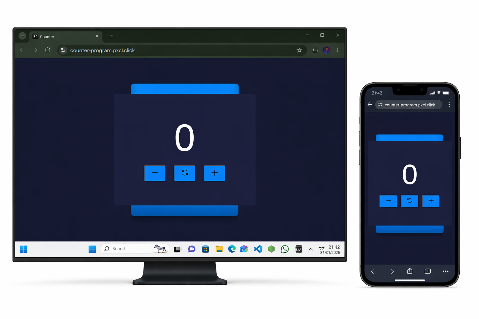 Counter Program Screenshot